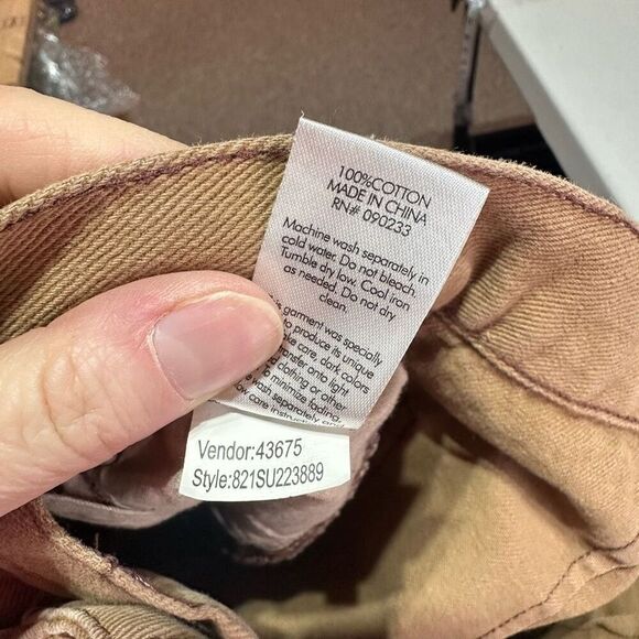 PACSun Cut Off Cargo Hi Rise Workwear Brown Shorts Size 27 Size 4 Utility - Picture 8 of 10